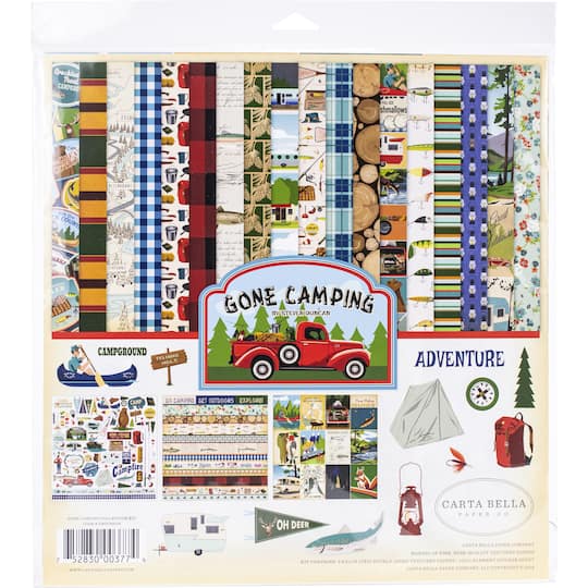 Carta Bella&#xAE; Gone Camping Collection Kit, 12&#x22; x 12&#x22;